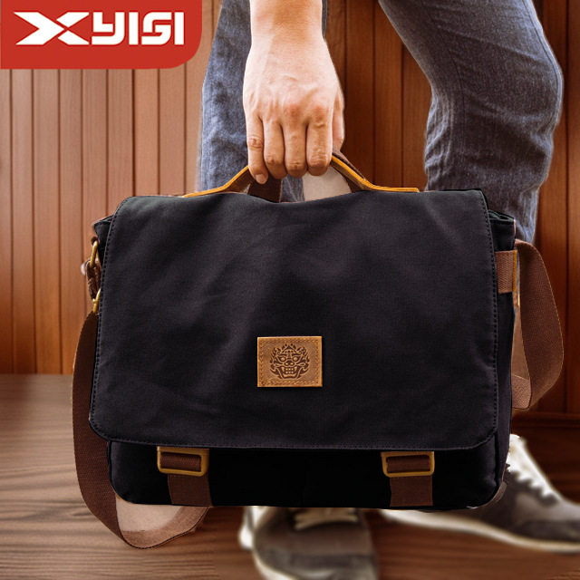 Men's Canvas Bag, Shoulder Bag, Crossbody Bag, Dual-Use Men's Bag, Retro Messenger Bag, Casual Simple Sports Style Casual Bag