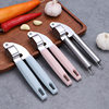Stainless Steel Garlic Press Multifunctional Walnut Cracker Kitchen Gadget Household Manual Garlic Masher Garlic Paste Tool
