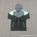 Gray and black coat