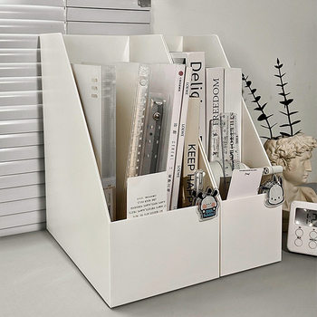 Book stand file holder desktop book storage box desk book holder storage rack student bookshelf desk storage rack