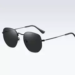 Foreign trade wholesale metal glass sunglasses classic retro leisure polygon trend European and American sunglasses wholesale
