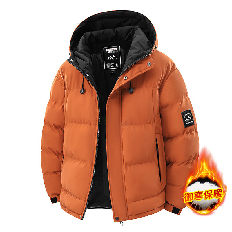 2025 high quality winter new hooded cotton coat for men youn...