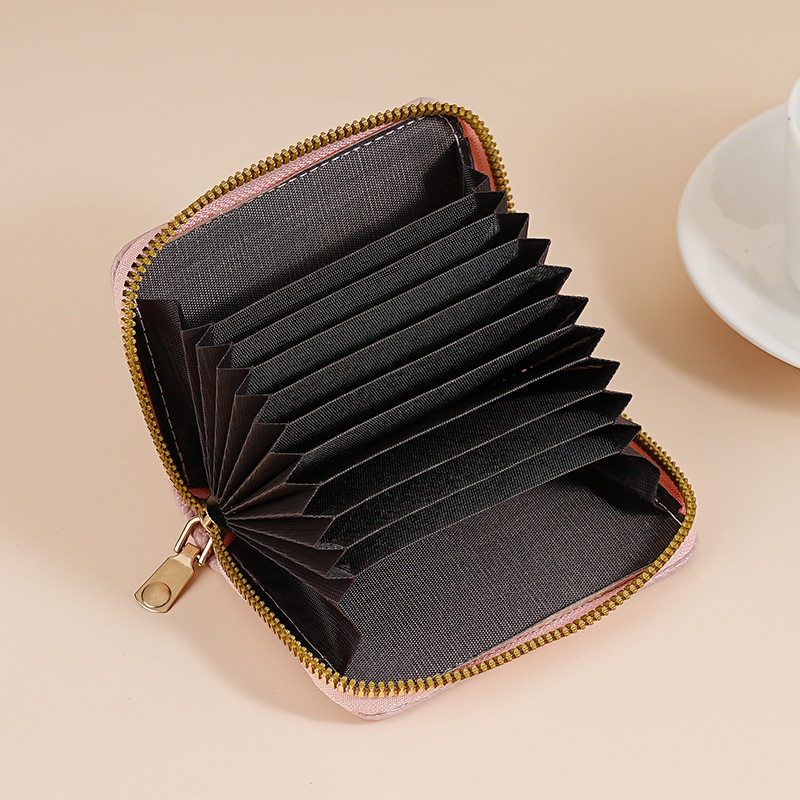 Organ card holder multi-card holder large capacity id bag small card holder women's multi-functional casual coin purse