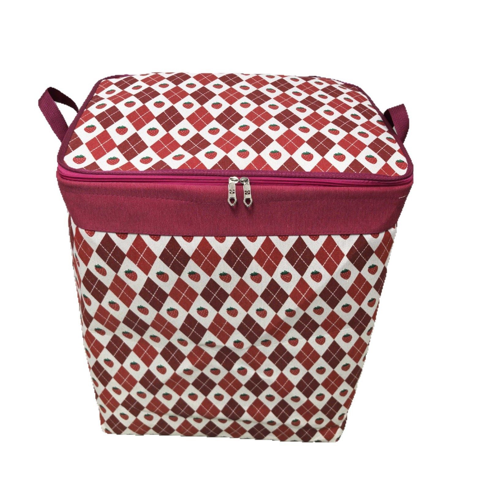 Large Capacity Household Zipper Storage Box with Steel Ring and Lid Storage Bag Tidal Box Moisture-proof Moving Folding