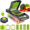 Multifunctional vegetable cutter cross-border Amazon vegetable cutting artifact kitchen grater shredder and dicer