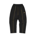 5793/yellow line pants/black