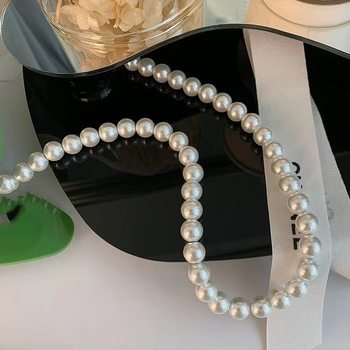 Freshwater pearl chain vintage imitation pearl necklace for mother clavicle necklace live broadcast gift stall gift wholesale