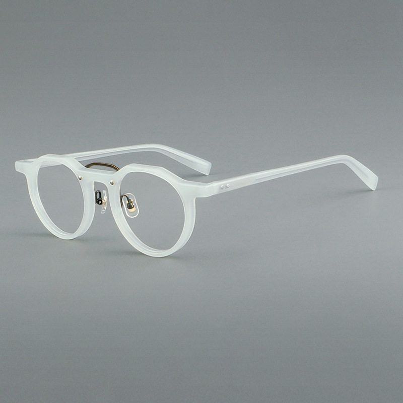 Cross-border new plate glasses retro frame Japanese glasses 5805 flat mirror spot wholesale can be equipped with myopia