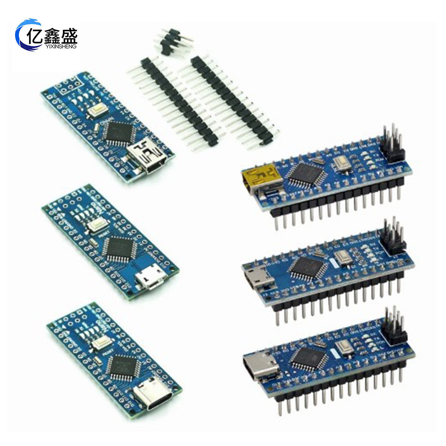 Arduino Nano V3.0 Micro/Микро-совместимый драйвер CH340 16 МГц ATMEGA328P Изображение 1