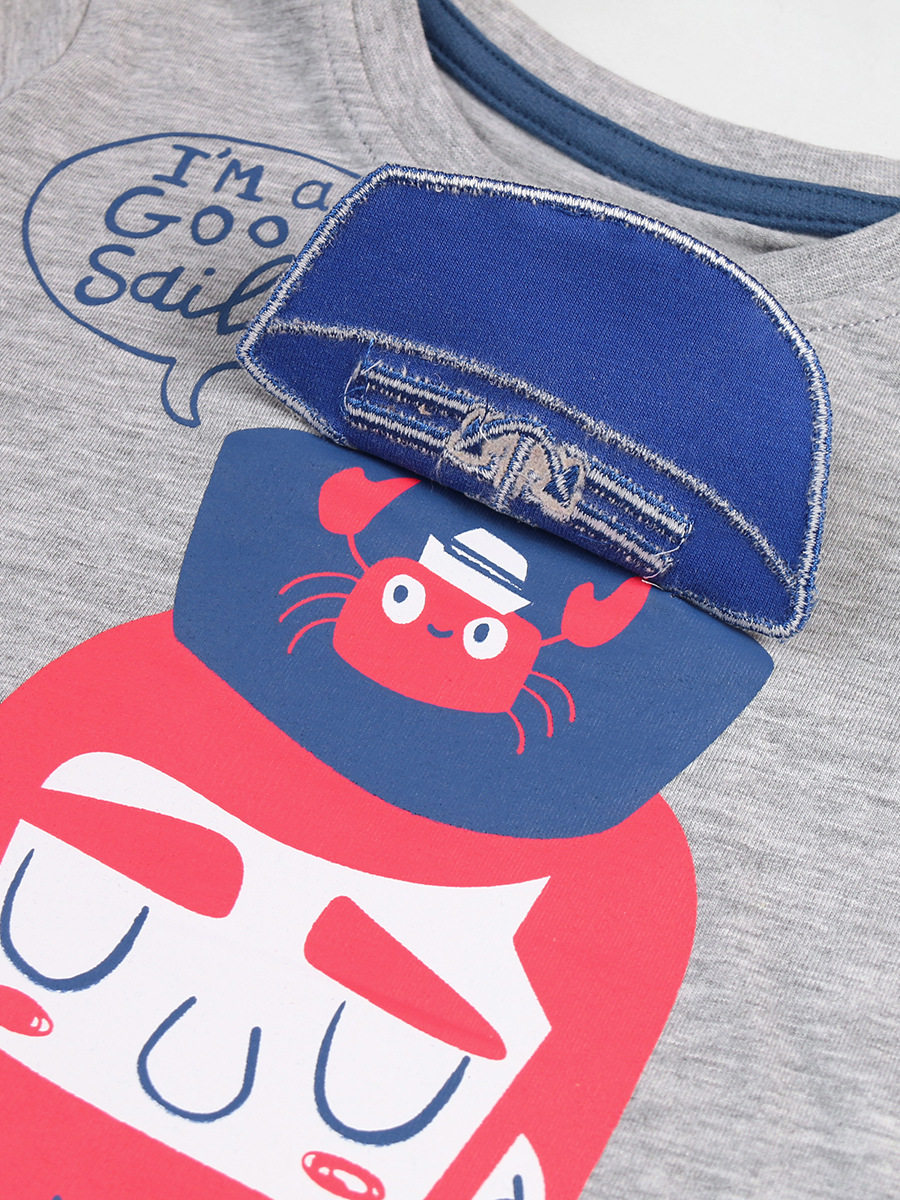 Boys' New Summer Short-Sleeve Printed Set Direct from Source Factory, Cartoon Outfit