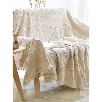 Sofa Towel Cover American Pastoral Full Cover Universal French Sofa Cushion Cover Blanket Cotton Pure Four-Season Universal