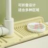 Upgraded Button-Type Silicone Faucet Drip-Proof Splash Pad, Kitchen Sink Storage Mat, Washbasin Anti-Leak and Anti-Slip Mat