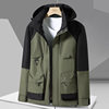 New Outdoor Jacket for Men, Autumn and Winter New American Style Trendy Windproof Functional Jacket, Unisex Trendy Hooded Coat