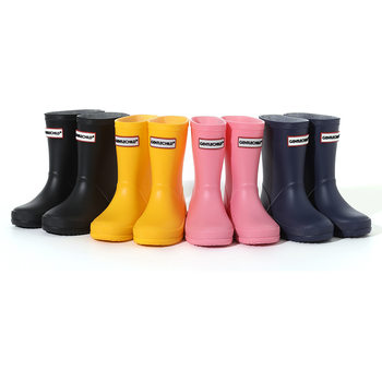 Factory children's original simple quality rain shoes foreign trade boys 2-8 years old kindergarten waterproof non-slip water shoes for girls
