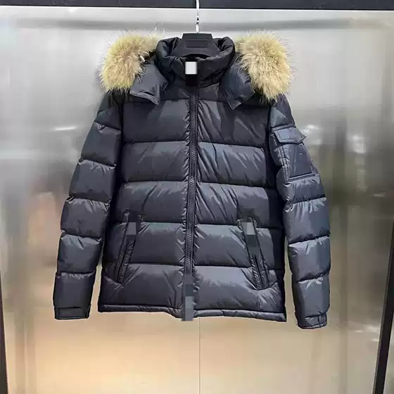 Mengjia's New Autumn and Winter Style m Small Size 0 Waist-Cinching Slimming down Jacket with Detachable Fox Fur Collar and Hood