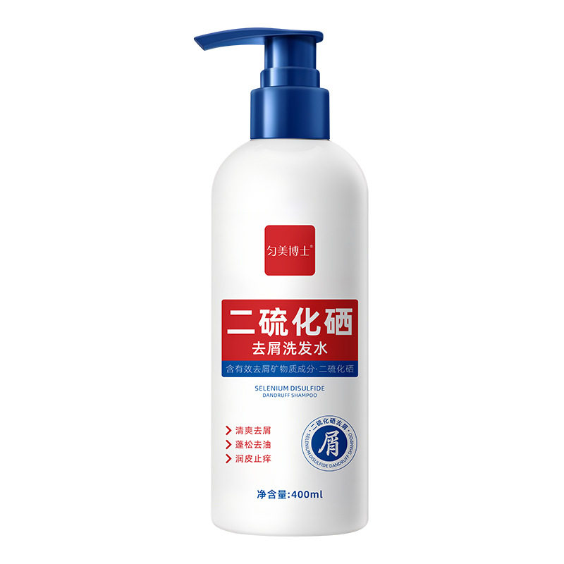 Selenium disulfide anti-dandruff shampoo oil control refreshing fluffy anti-itching shampoo cleaning dandruff scalp 400ml