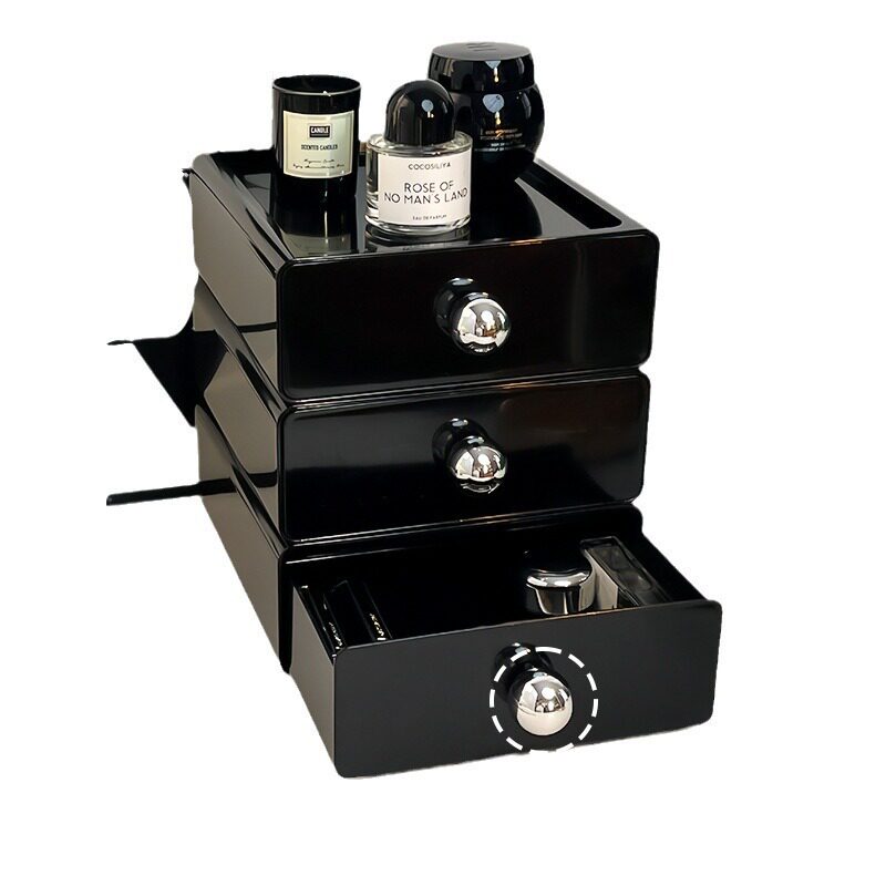 Ins Home Daily-use Drawer-type Desktop Cosmetic Storage Box Storage Box Office Desk Rack
