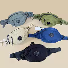 2026 New Men's Trendy Cp Bag Large Capacity Nylon Fashion Crossbody Bag Casual Outdoor Simple Shoulder Bag