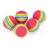 Factory wholesale rainbow ball cat toys to relieve boredom from hi ball scratch resistant to play cat and dog pet toys tease cat ball