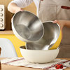 Factory Direct Sales Korean Salad Basin Stainless Steel Household Salad Bowl with Scale and Basin Baking Egg Cooking Basin