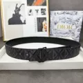 Black printed triangle cd black buckle