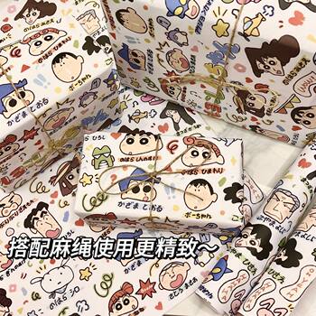 Graffiti Crayon Small New Wrapping Paper Large Size Birthday Gift Wrapping Paper Cartoon Graffiti Large Wrapping Paper