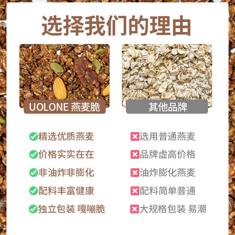 [High Protein] Raw Chocolate Nut Oatmeal Crispy Dark Chocolate Oatmeal Cookies Light Meal Replacement Healthy Snacks Wholesale