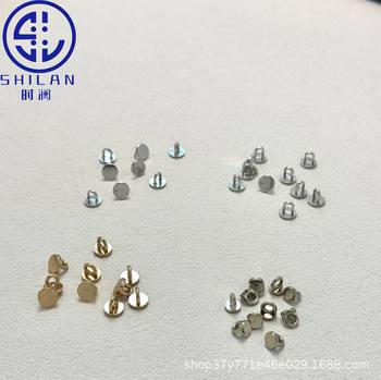Wholesale Zinc Alloy Button Metal Foot Handmade DIY Garment Accessories Guofeng Button Accessories Golden silver