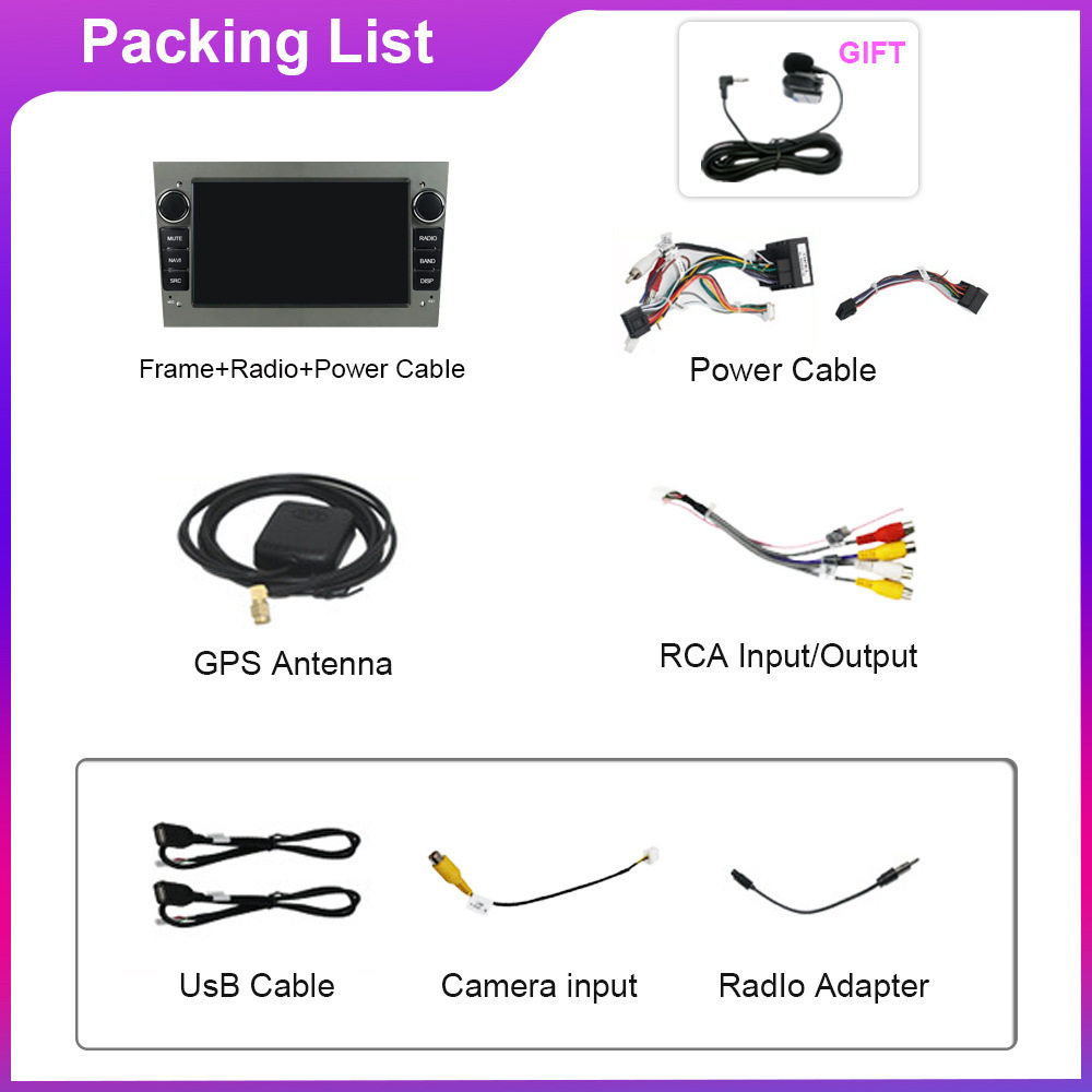 Suitable for Opel 7inch Hd Screen Android Car Gps Navigation Smart Bluetooth Wireless Carplay All-In-One Machine