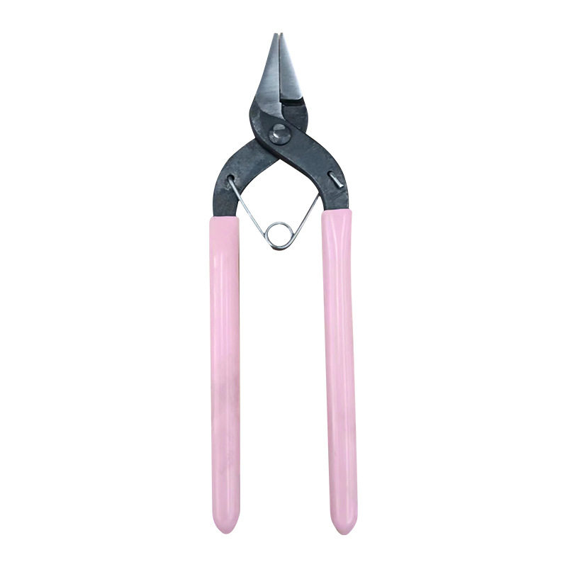 Nine-character needle pliers flat-mouthed pliers clamp lobster buckle punch pliers jewelry flat pliers bead ring pliers DIY