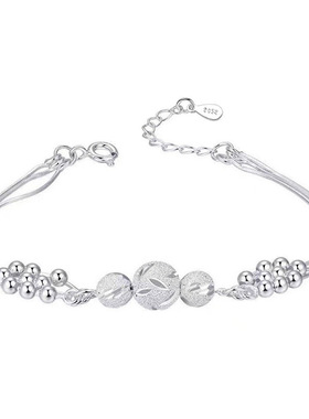 多层三生三世转珠手链女学生运气闺蜜简约时尚百搭雕花圆珠手饰