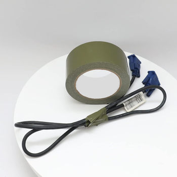 Green Super Sticky Strong Cloth-Based Tape 50Mmx30Y Olive Green Duct Single-Sided Carpet Waterproof Tape Seal