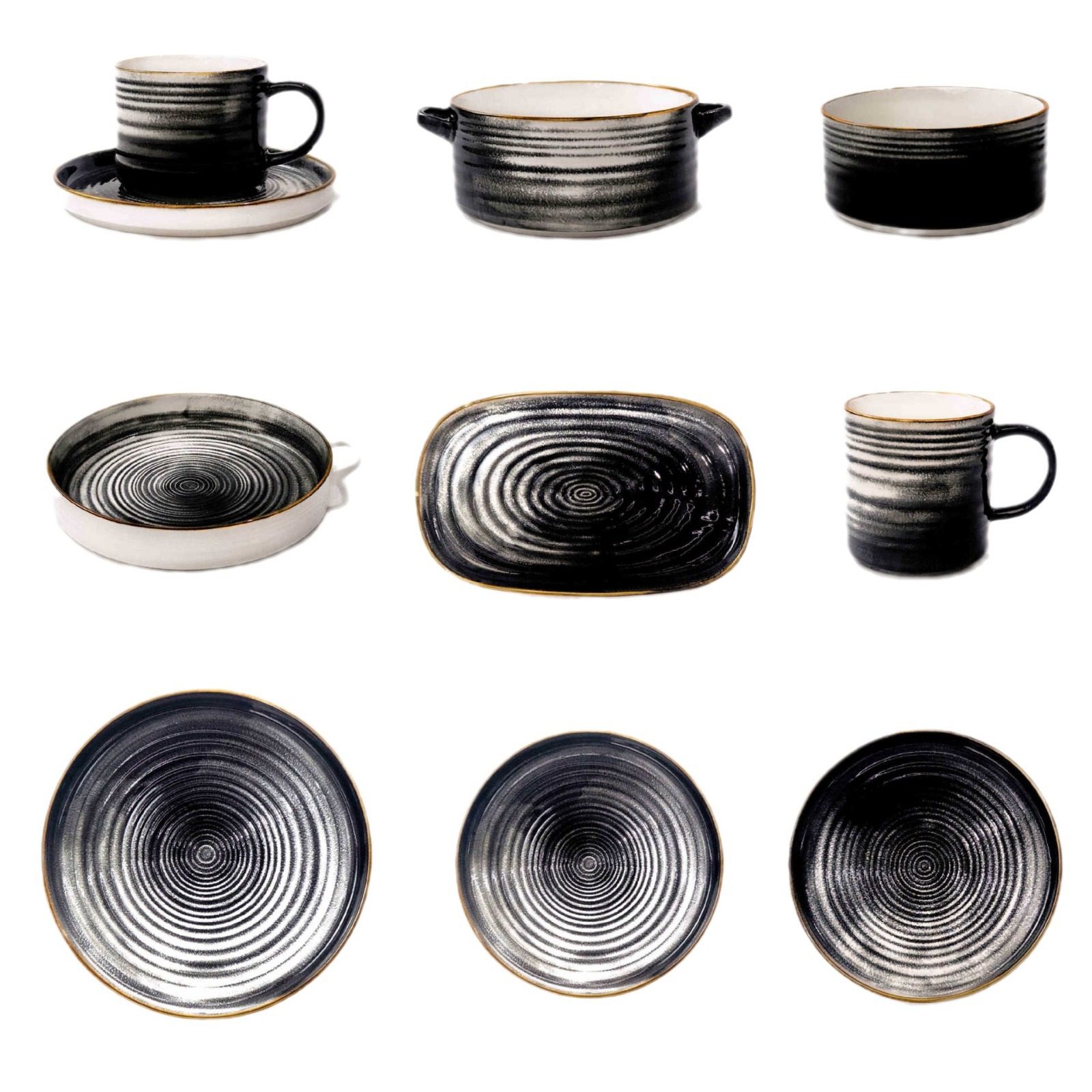 2025 New Bowl and Plate Set Complete Set Bowl and Plate Set Complete Set Ceramic Cup Mug Ceramic Bowl Plate Customization