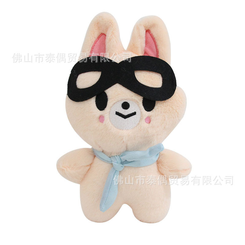 韩国明星组合李龙馥方灿飞行员流浪儿童毛绒玩具可爱挂件娃娃玩偶