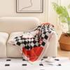 Ins Style Chessboard Simple Casual Multi-use Office Nap Blanket Casual Blanket Sofa Blanket Knitted Blanket Air-conditioning Blanket