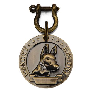 Embossed dog tag ID card anti-lost card lettering pet pure bronze brand Golden Retriever bullfight husky listing wholesale