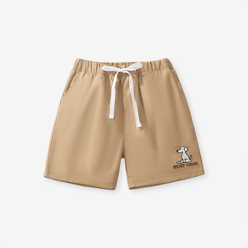 Boys' Summer Set, Cartoon Letter Kids' Clothing, Shorts & T-shirt 2-piece Outfit