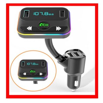 C37 car mp3 Bluetooth player card plug-in large screen hose car Bluetooth hands-free fm transmitter qc3.0 charging