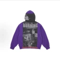 Purple/burning sweatshirt