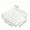 Acrylic Cosmetic Storage Box Eye Shadow Storage Box Divided Display Stand Suitable for Bathroom Countertop Dresser