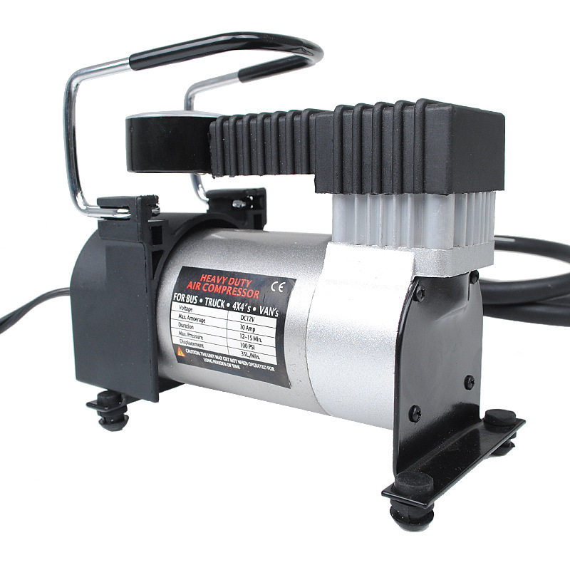 Car Air Pump 12V Single-Cylinder Portable High-Pressure Inflator Electric Vehicle Air Pump Multi-Function Inflator