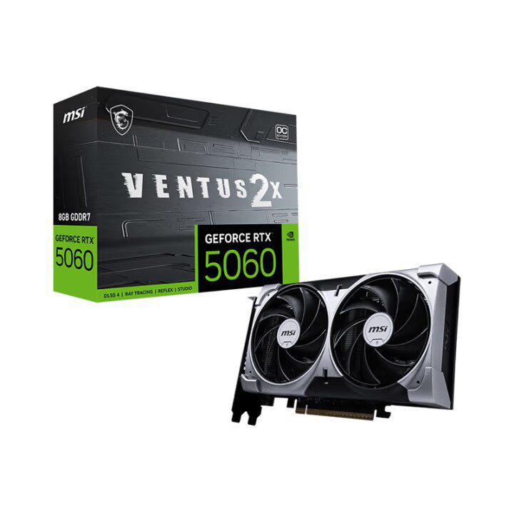 Игровая дискретная видеокарта Micro/Star GeForce RTX5060 VENTUS 2X8G OC Wantushi gaming Изображение 1