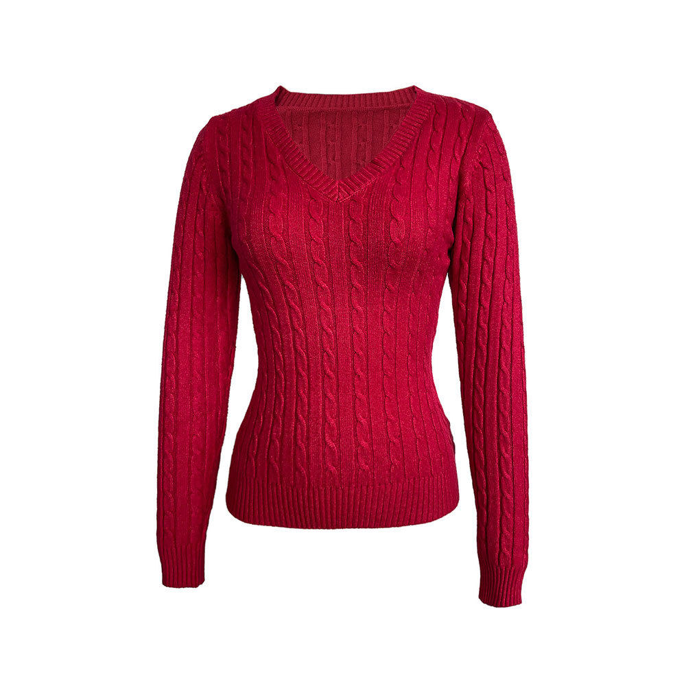 Vintage Inspired V Neck Sweater Slim Fit Long Sleeve Striped Lightweight Fabric Spring Summer Unisex Style
