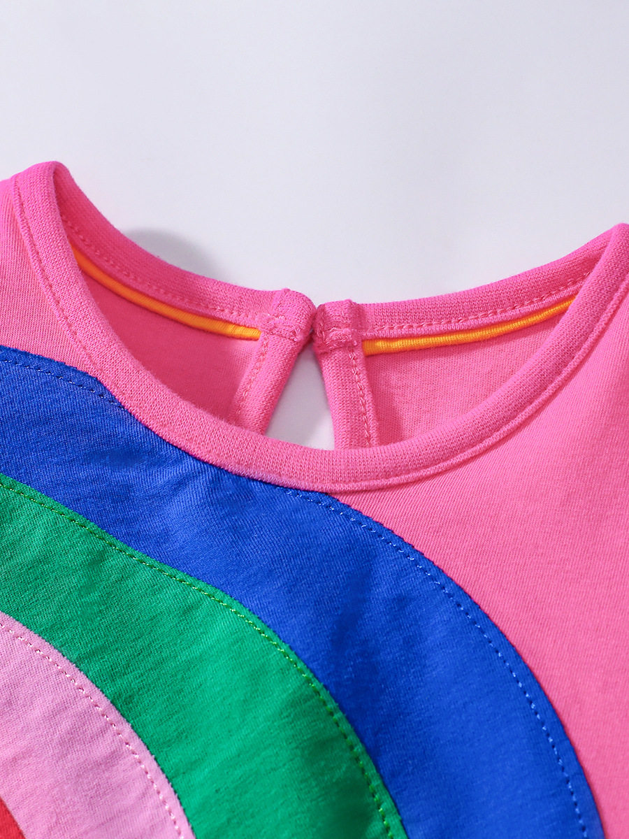 New Girls' Princess Dress, Summer Short-sleeve Tulle Kids' Skirt, Kids' Dress