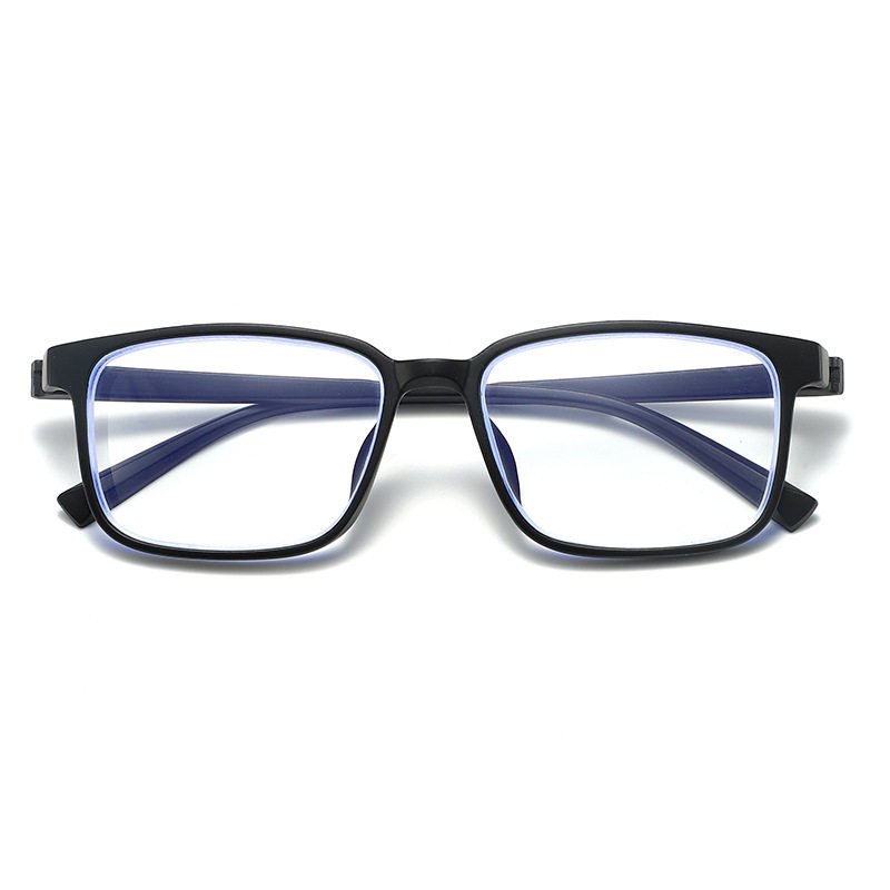 New Tr Screwless Myopia Glasses Lightweight Frame Anti-Blue Light Fashion Hd Square Frame Anti-Blue Light Glasses Wholesale