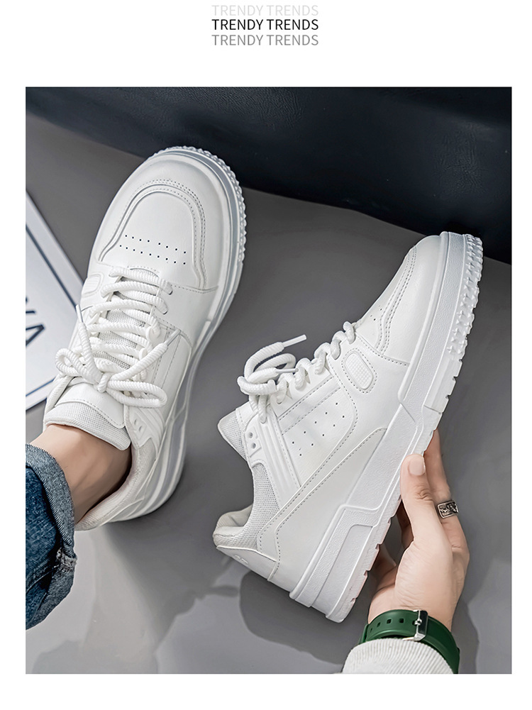 Men's Shoes Autumn New Breathable White Shoes Niche Design All-match Youth sneaker Platform Casual Board Shoes for Men 10 O1CN0115iDqN1gJTB2E2HZ2 !!2216473544121 0 cib