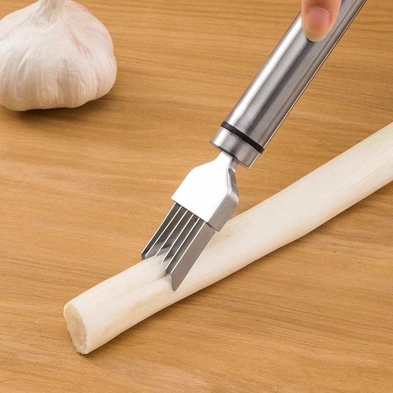 Cutting Onion Shredder Artifact Stainless Steel Multifunctional Kitchen Ultra-fine Hand Guard Grater Knife Onion Knife Cutter Onion Cutter