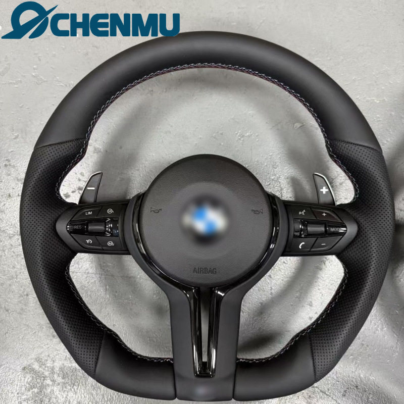 Подходит для спортивного рулевого колеса BMW 1234567 серии X1X2X3X4X5 F30F02F07F10F15 с плоским дном Изображение 1