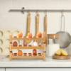 Spot Wooden Egg Tray Household Kitchen Storage Rack Egg Storage Rack Kitchen Tabletop Egg Tray