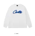 32 white printed dark blue